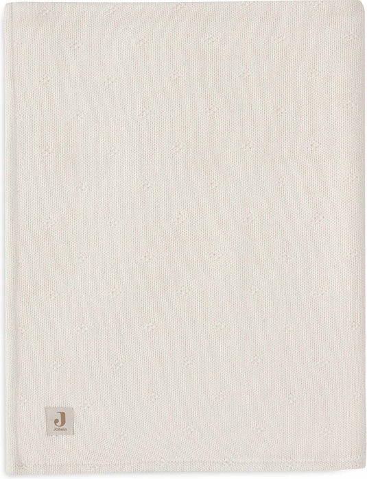 Jollein deken ledikant 100x150cm cosy knit ivory velvet