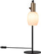 Nordlux arild-tafellamp-e14-opaal glas zwart