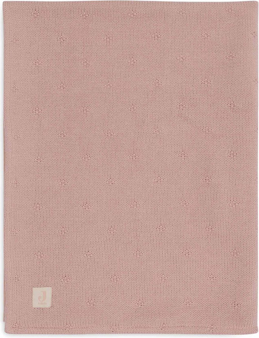 Jollein deken ledikant 100x150cm cosy knit wild rose velvet