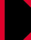 Schrijfblok bantex 100302814 rood