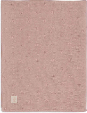 Jollein deken ledikant 100x150cm cosy knit wild rose velvet