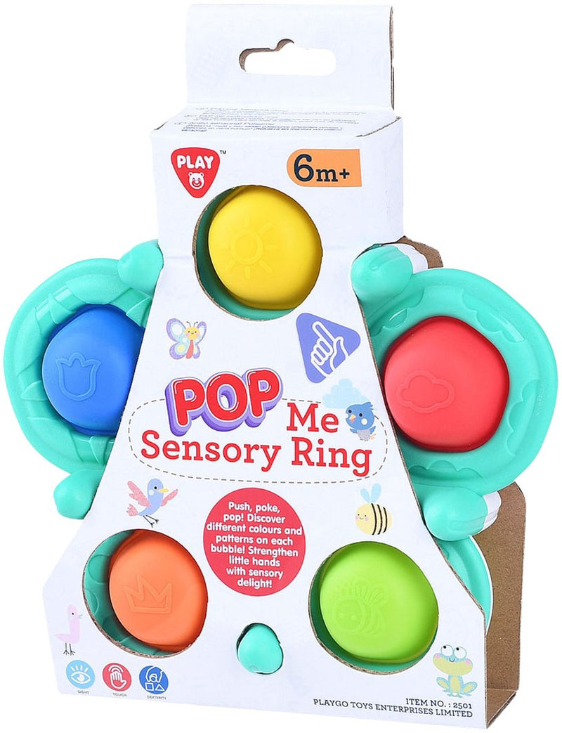 Afbeelding laden in galerijviewer, Playgo play sensorische baby ring met ballen - educatief speelgoed 6-delig.
