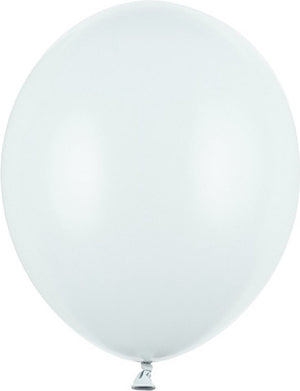 Partydeco ballon lichtblauw extra sterk (100 st 30 cm)