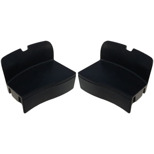 Axa afdekkapjes voor defender - zwart (set)