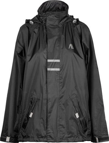 Ralka regenjack waterdicht reflectie - senior - zwart - l