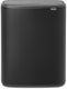 Brabantia bo touch bin prullenbak - 1 vak - 60 liter - mineral moonlight black