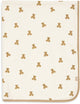 Jollein baby deken wieg - 75x100cm - little waffle - mini teddy bear
