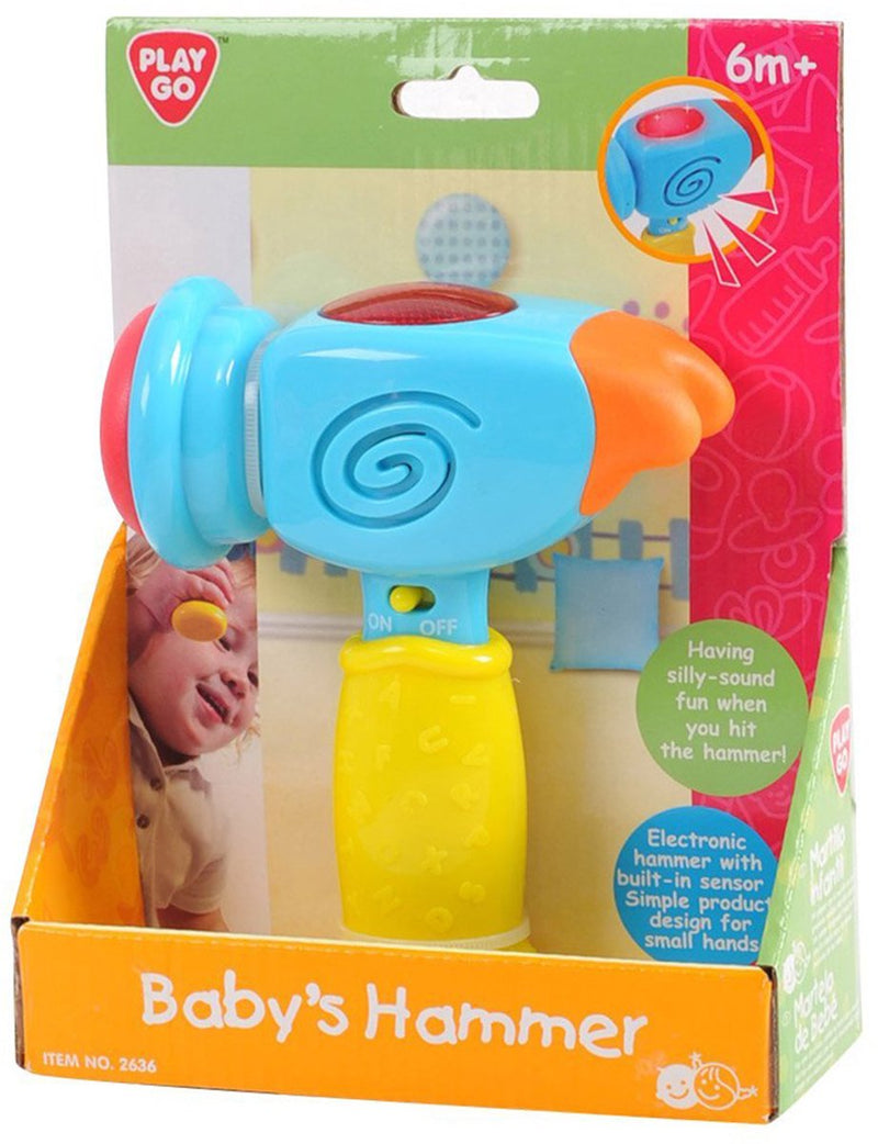 Afbeelding laden in galerijviewer, Playgo baby speelgoed hamer met licht en geluid - motoriek.
