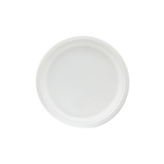 Bord rond suikerriet 26cm (500 stuks)
