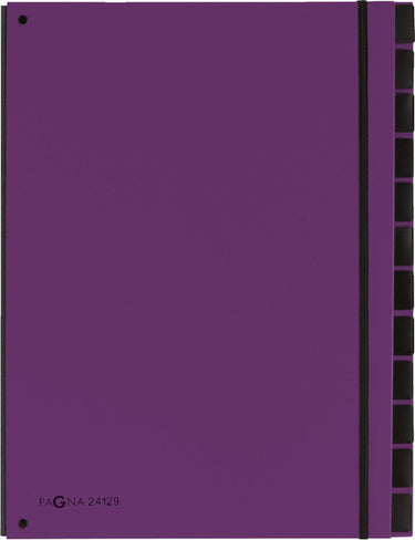 Pagna sorteermap trend 12 tabs a4 lila