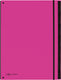 Pagna sorteermap trend 7tab a4 donkerroze