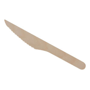 Papstar mes hout 16.5 cm (250 stuks)