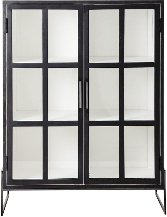 Bloomingville - opaal kast - zwart - eiken