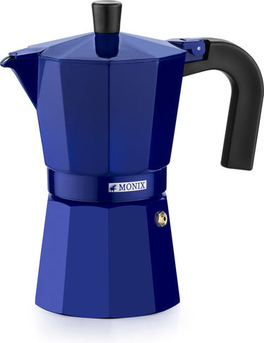 Monix m301706 - italiaanse koffiepot - (6 koppar) - aluminium