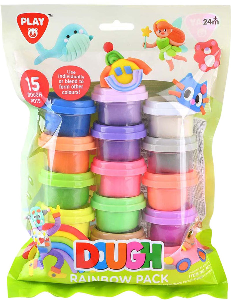 Afbeelding laden in galerijviewer, Playgo rainbow kleiset - 15 kleipotjes
