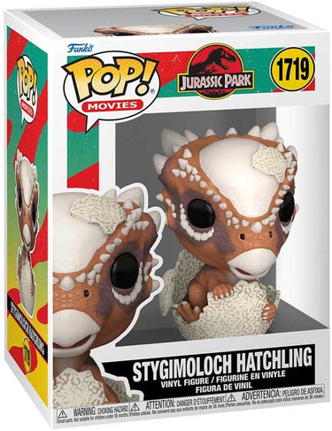Funko jurassic park stygimoloch hatchling vinylfiguur 1719 pop! meerkleurig unisex