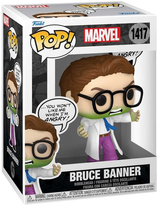 Marvel funko pop! - bruce banner w speech bubble