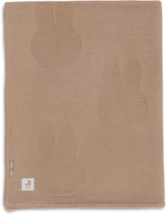 Jollein baby deken ledikant - 100x150cm - miffy - biscuit velvet