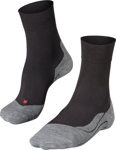 Falke ru4 anti-blaar katoen functioneel materiaal hardloopsokken heren zwart - maat 42-43