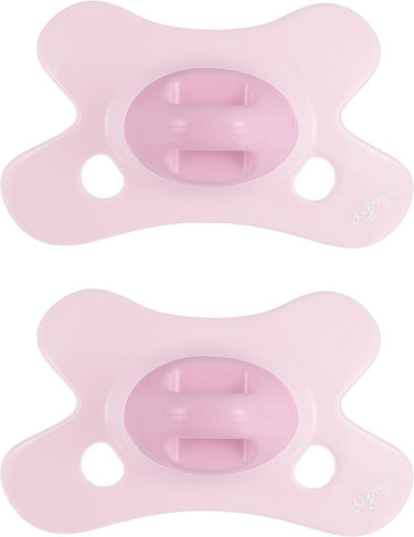 Difrax fopspeen dental - 0 tot 6 maanden - lichtroze - 2 stuks
