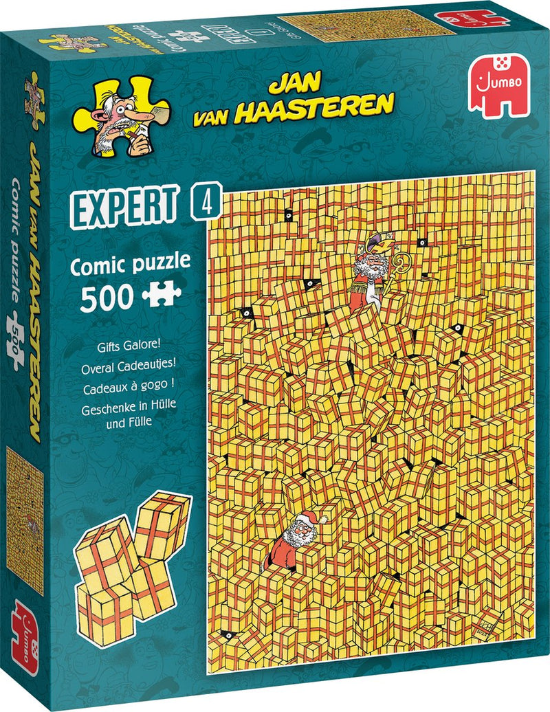 Afbeelding laden in galerijviewer, Jan van haasteren legpuzzel - expert 4 overal cadeautjes, 500st.
