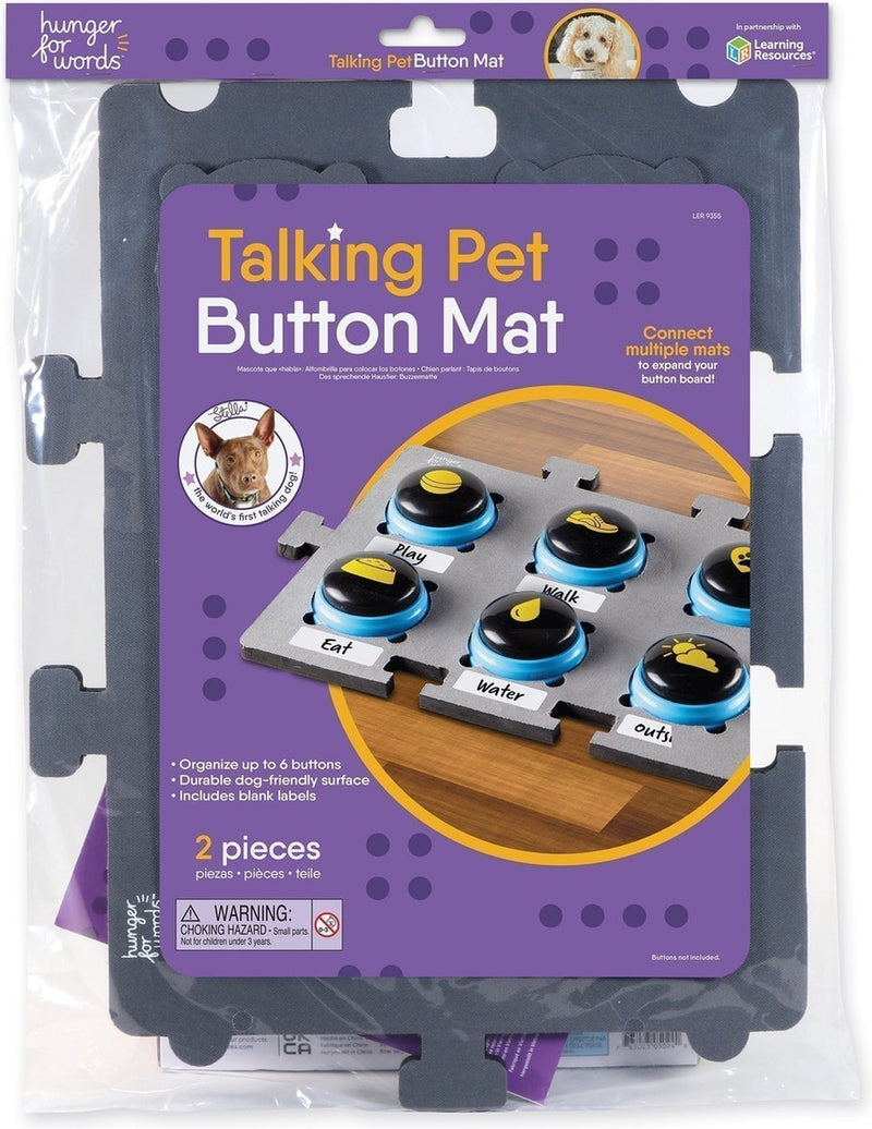 Afbeelding laden in galerijviewer, Hunger for words talking pet button mat
