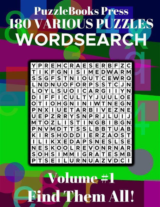 Puzzlebooks press - wordsearch - volume 1