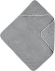 Meyco baby uni badcape - badstof - grey - 75x75cm