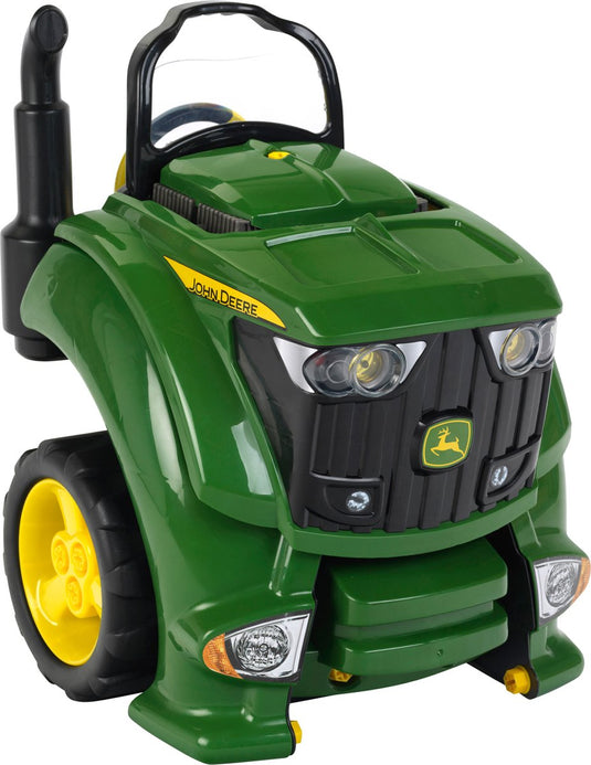 Klein toys john deere trekker motorblok - 56 demonteerbare en repareerbare onderdelen - incl. licht- en geluideffecten - 43x40x52,5 cm - groen geel