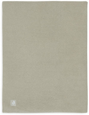 Jollein deken wieg 75x100cm basic knit olive green