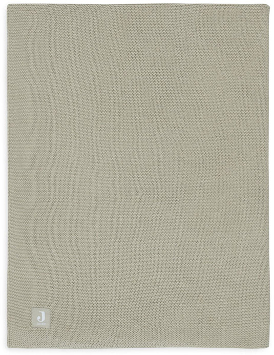 Jollein deken wieg 75x100cm basic knit olive green