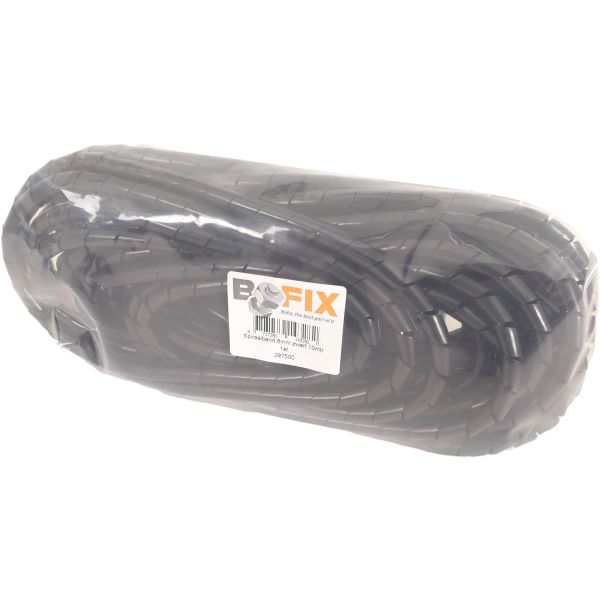 Afbeelding laden in galerijviewer, Bofix kabel framebeschermer spiraal - 8mm 10meter - zwart
