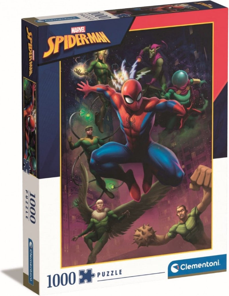 Afbeelding laden in galerijviewer, Clementoni legpuzzel marvel spiderman, 1000st.
