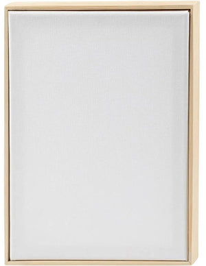 Creativ company gespannen canvas met lijst a4 21x29,7 cm 280 gr wit