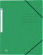 Oxford top file + - elastomap - 3 kleppen - elastiek - a4 - groen - pak 10 stuks