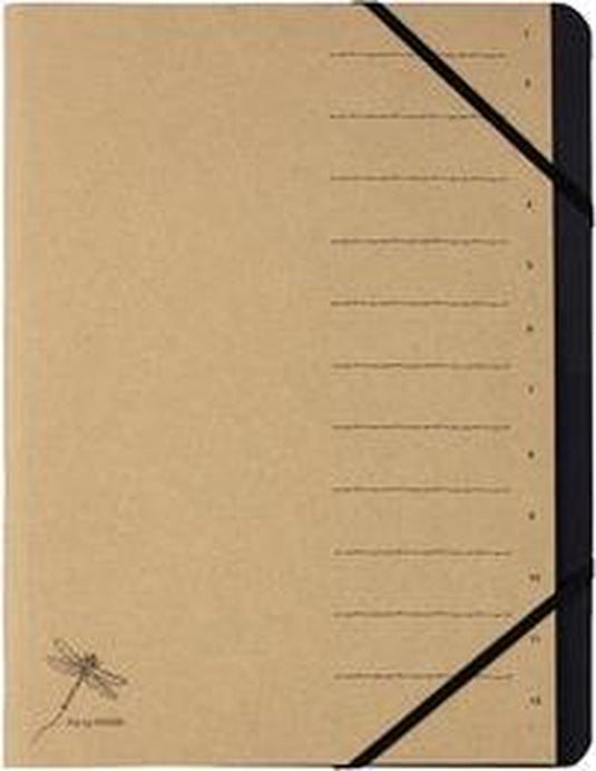 Pagna sorteermap beige a4