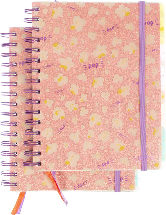 Kangaro 4-in-1 schrift - beach happy - a5 - lijn - 2 stuks