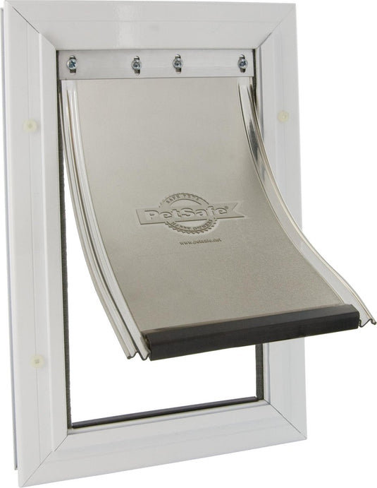 Staywell 620 hondenluik - aluminium - wit