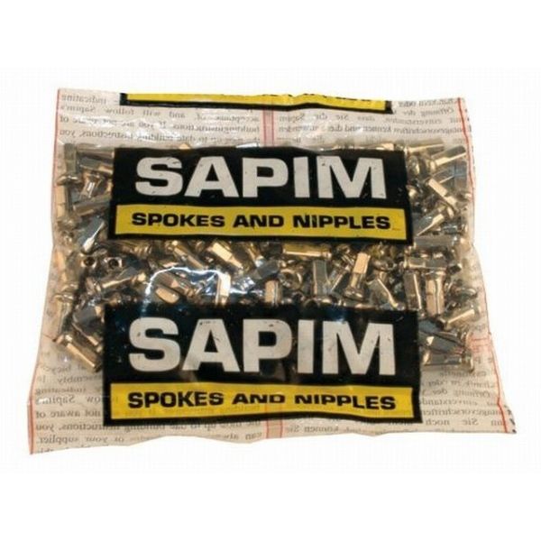 Afbeelding laden in galerijviewer, Sapim spaaknippel spaak 14 - zilver (100 stuks)
