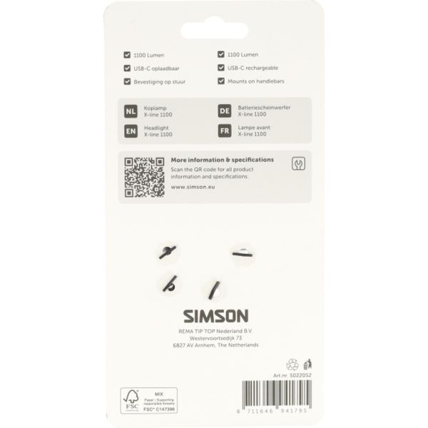 Afbeelding laden in galerijviewer, Simson koplamp aurora x-line 1100
