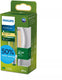 Philips led philips ultra efficient led kaarslamp transparant - 40 w - e14 - warmwit licht - energielabel a