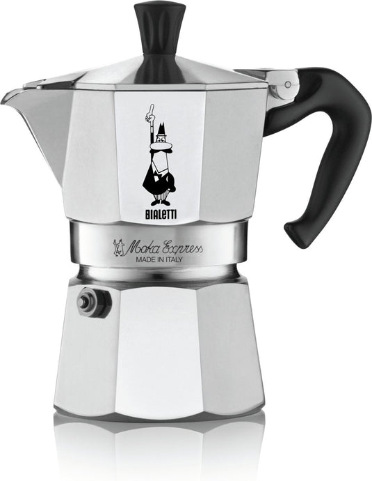 Bialetti moka express - percolator - 4 kops - aluminium