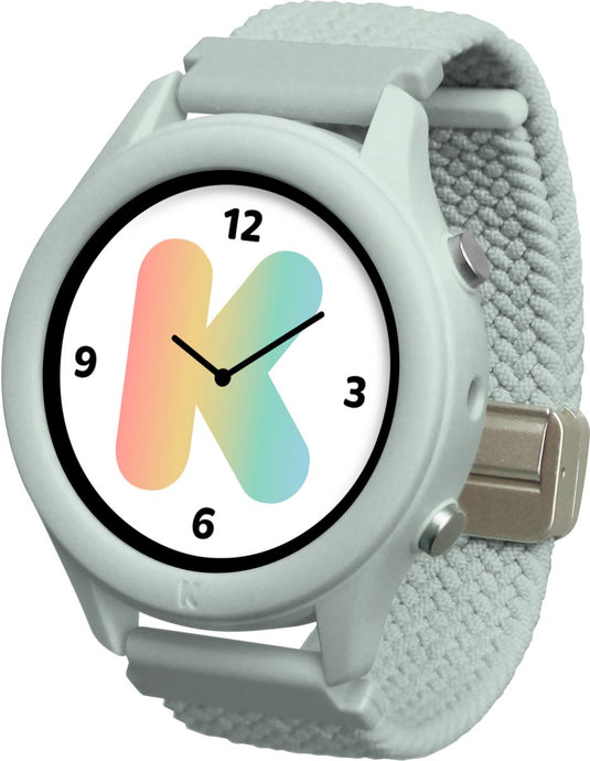Kidywolf k-watch groen – interactieve smartwatch voor kinderen met 10 sportmodi, oled touchscreen, zaklamp bluetooth 8+