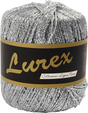 Creativ company glitter garen 25gr zilver