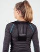 Avento houding corrector - verstelbaar - zwart zilvergrijs one size