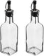 5five olie en azijnstel glas - olijfolie flesje - glazen azijnfles oliefles - oil and vinegar - 160ml