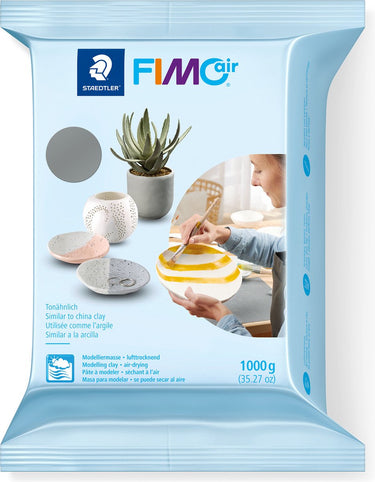 Fimo air luchtdrogende boetseerklei - 1 kg - grijs
