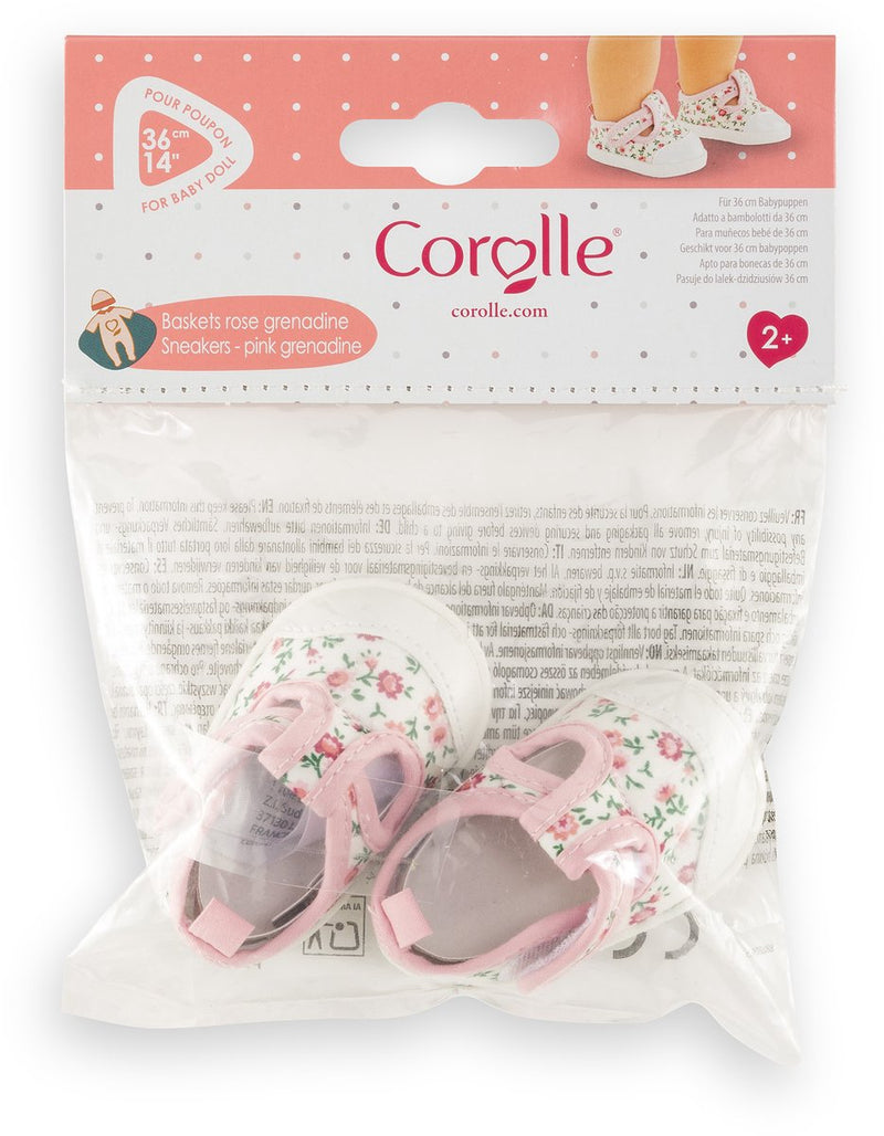 Afbeelding laden in galerijviewer, Corolle poppensneakers rose grenadine - 36cm
