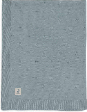 Jollein deken wieg 75x100cm cosy knit sea green