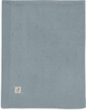 Jollein deken ledikant 100x150cm cosy knit sea green